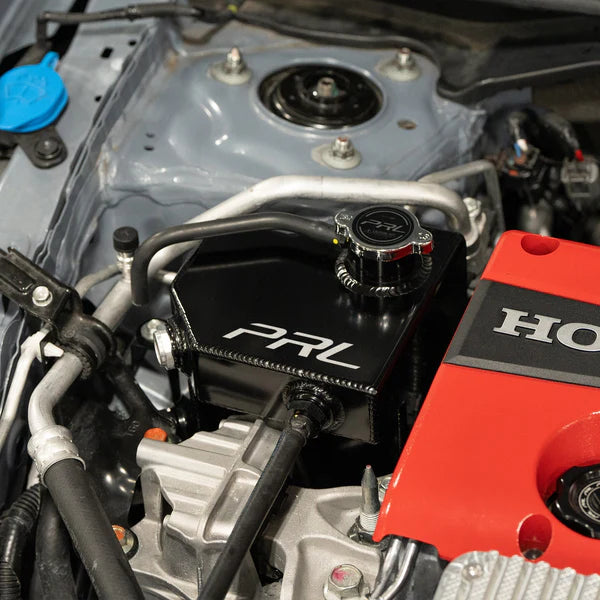 PRL 2017-25 Honda Civic Type R, 2016-21 Honda Civic 1.5L Turbo, 2024+ Acura Integra Type S Baffled Coolant Expansion Tank