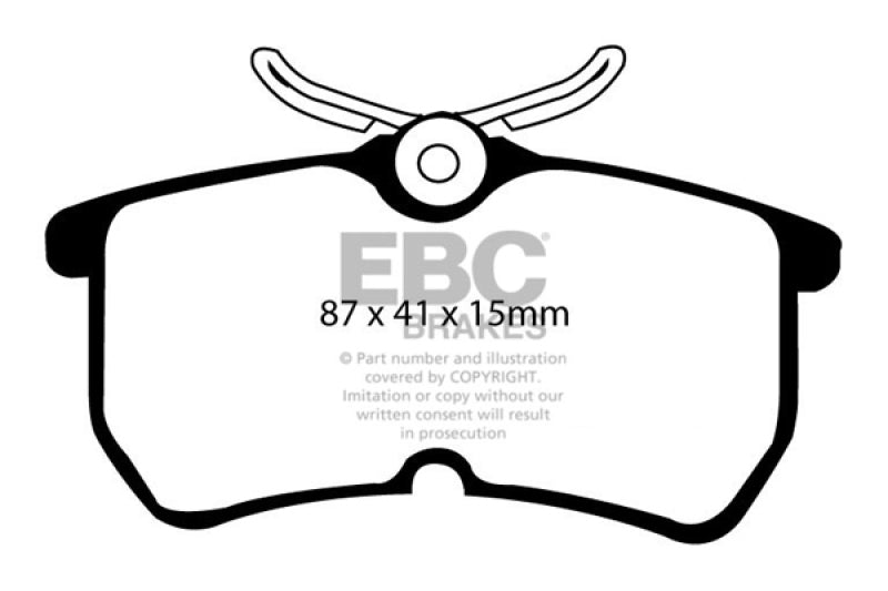 EBC Bluestuff Rear Brake Pads | 2014+ Audi S3