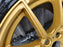 Used set of Option Lap R716 in Top Secret Gold. 18x9.5 +35