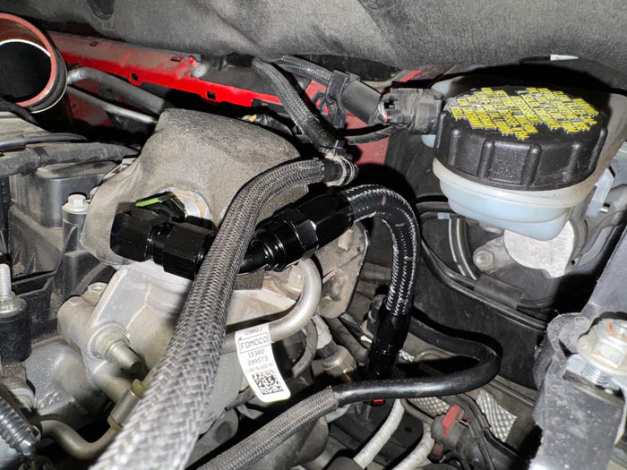 Damond Focus ST Low Pressure Fuel Line Upgrade