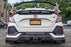 Rally Armor 17-21 Honda Civic Type R Black UR Mud Flap Altered Font Teal Logo