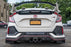 Rally Armor 17-21 Honda Civic Type R White UR Mud Flap w/ Red Logo