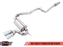 AWE Tuning Ford Focus ST Touring Edition Cat-back Exhaust - Resonated - Chrome Silver Tips