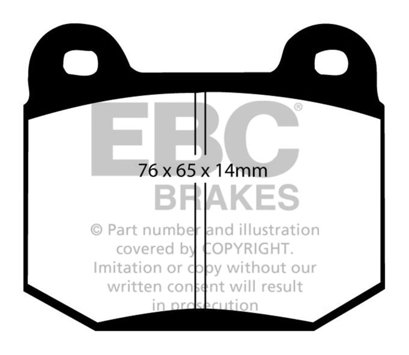EBC 03-04 Infiniti G35 3.5 (Manual) (Brembo) Bluestuff Rear Brake Pads