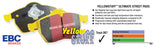 EBC 10+ Ford Fiesta 1.6L (Excl ST) Yellowstuff Front Brake Pads