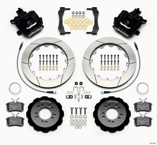 Wilwood Combination Parking Brake Rear Kit 12.88in 2013-Up Ford Focus ST w/ Lines