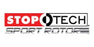 StopTech 04-12 Volvo S40 Front Left Drilled Bare Iron 320x25mm Aero-Rotor Kit