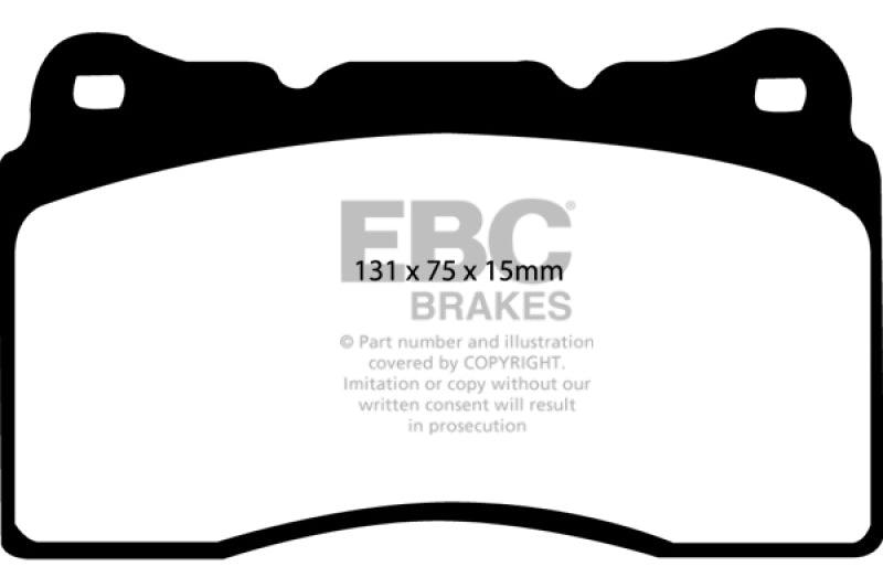 EBC 04-05 Cadillac CTS-V 5.7 Bluestuff Front Brake Pads