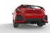 Rally Armor 17-19 Honda Civic Sport & Touring (Hatch) Black UR Mud Flap w/ Red Logo