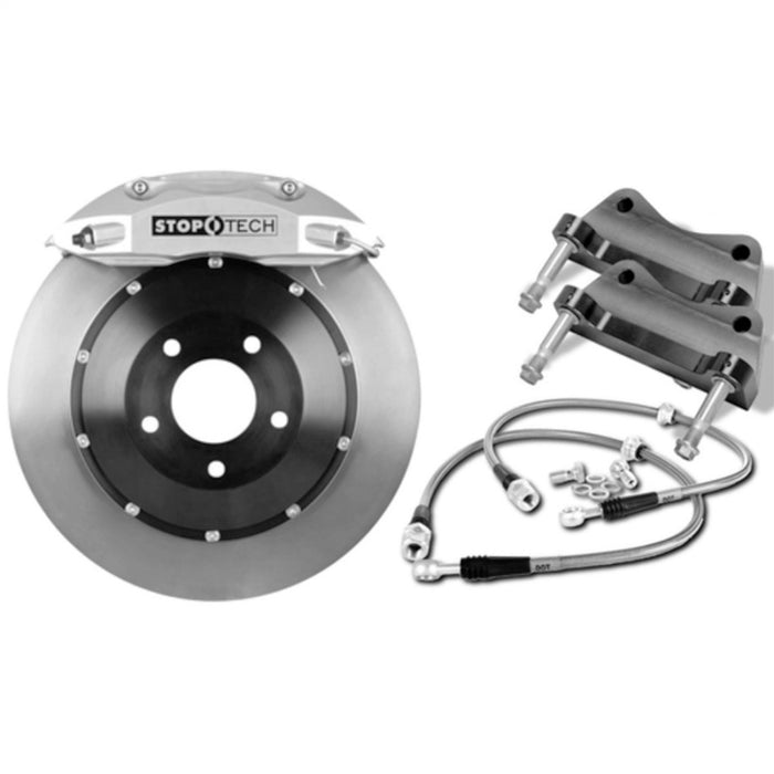 StopTech 13 Subaru BRZ BBK Front ST-40 Trophy Anodized Caliper 328x28mm Slotted Rotor