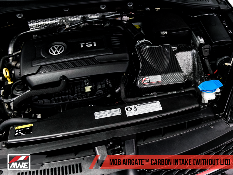 AWE Tuning Audi/VW MQB (1.8T / 2.0T) Carbon Fiber AirGate Intake w/ Lid